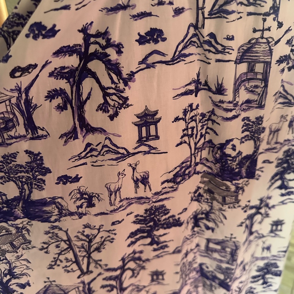 Few Moda o.p.t Classic Dress Blue Toile - Picture 4 of 9